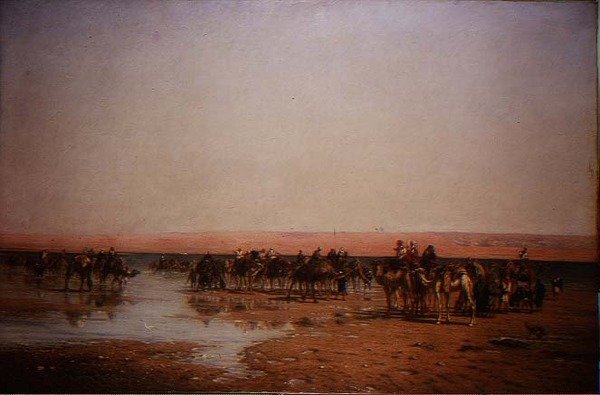 Átkelés a sivatagon alkotó: Narcisse Berchere