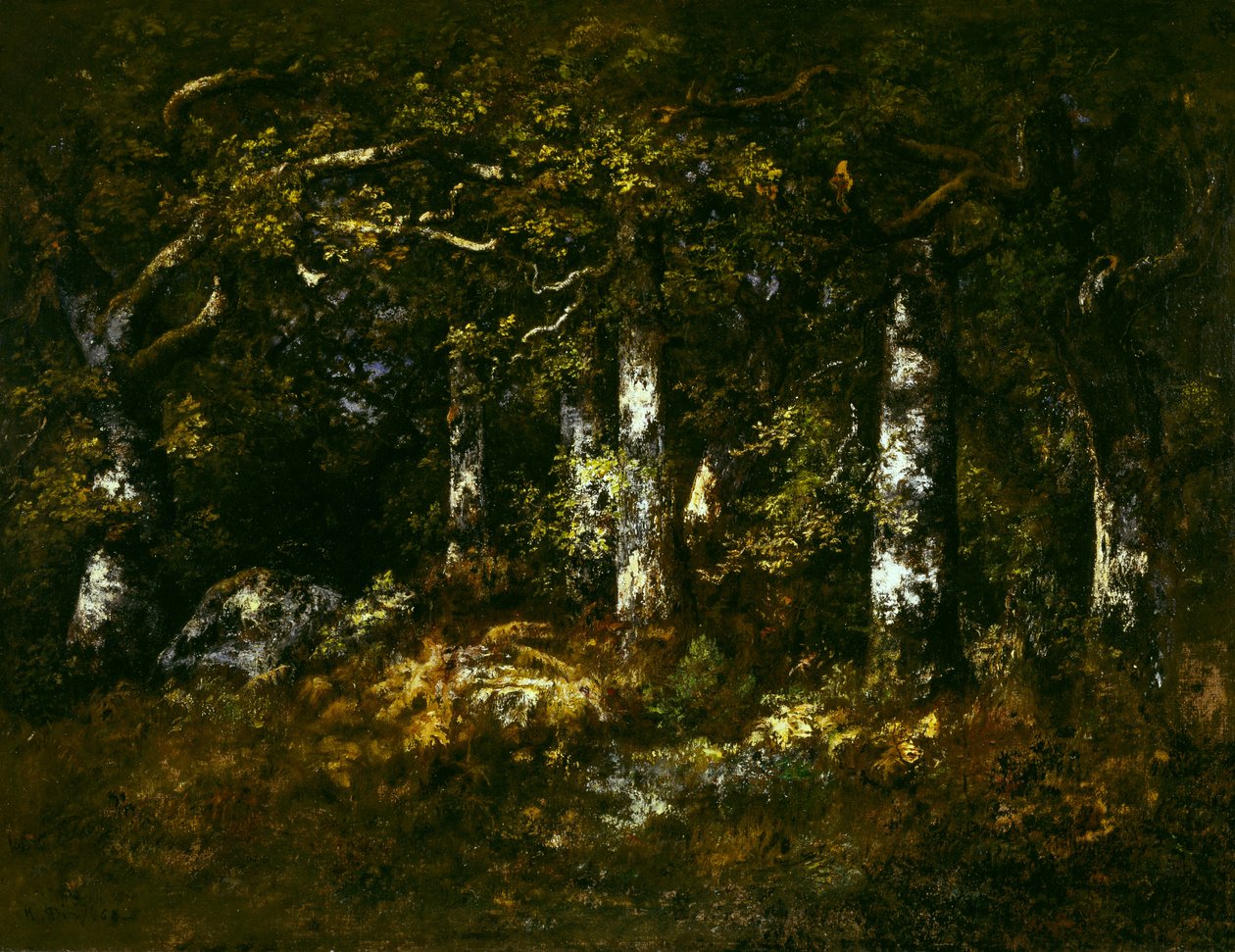Fontainebleau-i erdő, 1868 alkotó: Narcisse Virgile Diaz de la Peña