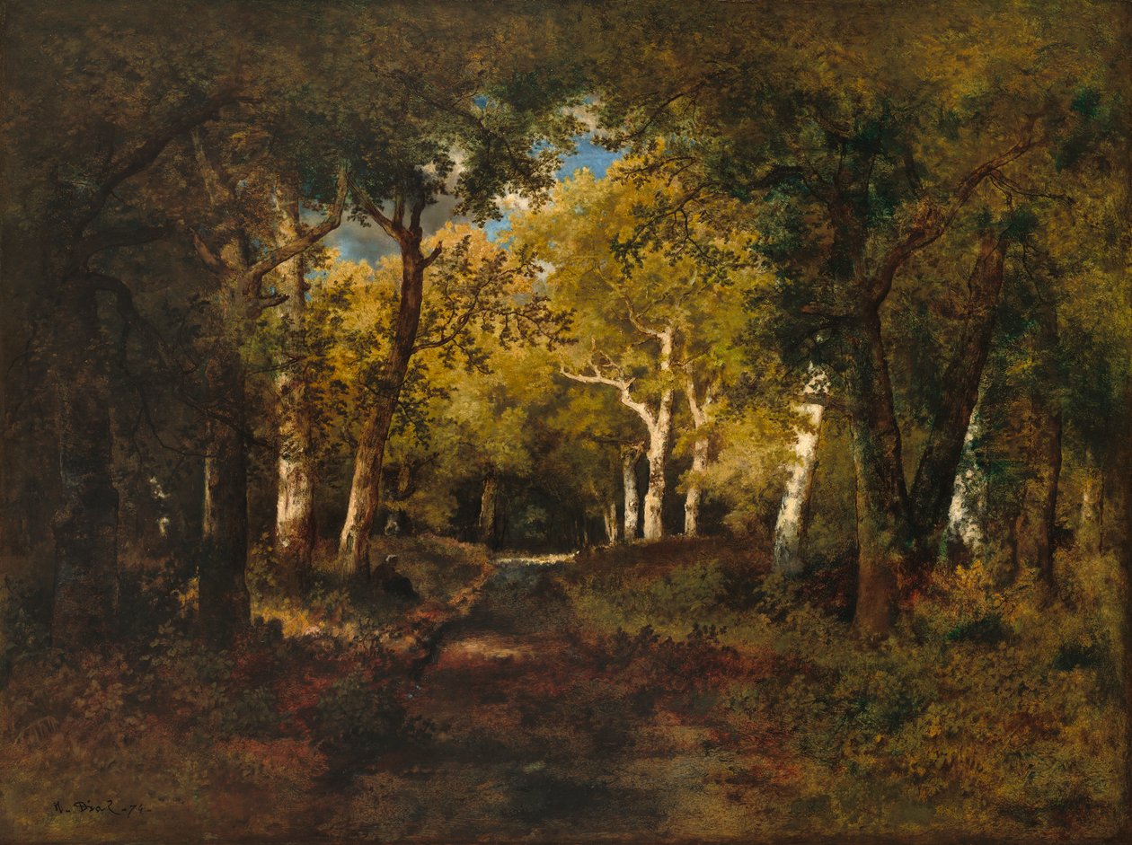 Az erdőben, 1874 alkotó: Narcisse Virgile Diaz de la Peña
