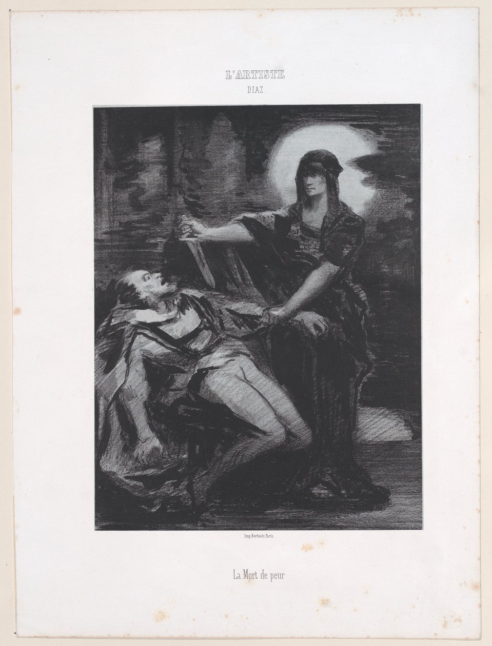 A félelem halála, 1830-76., 1830-76. alkotó: Narcisse Virgile Diaz de la Peña