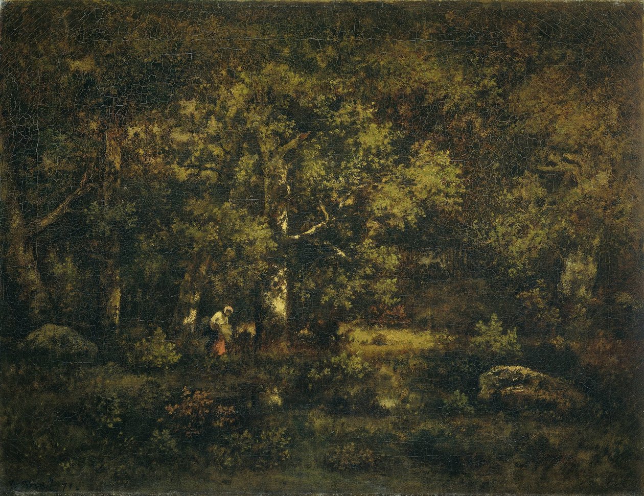 A fontainebleau-i erdő alkotó: Narcisse Virgile Diaz de la Peña