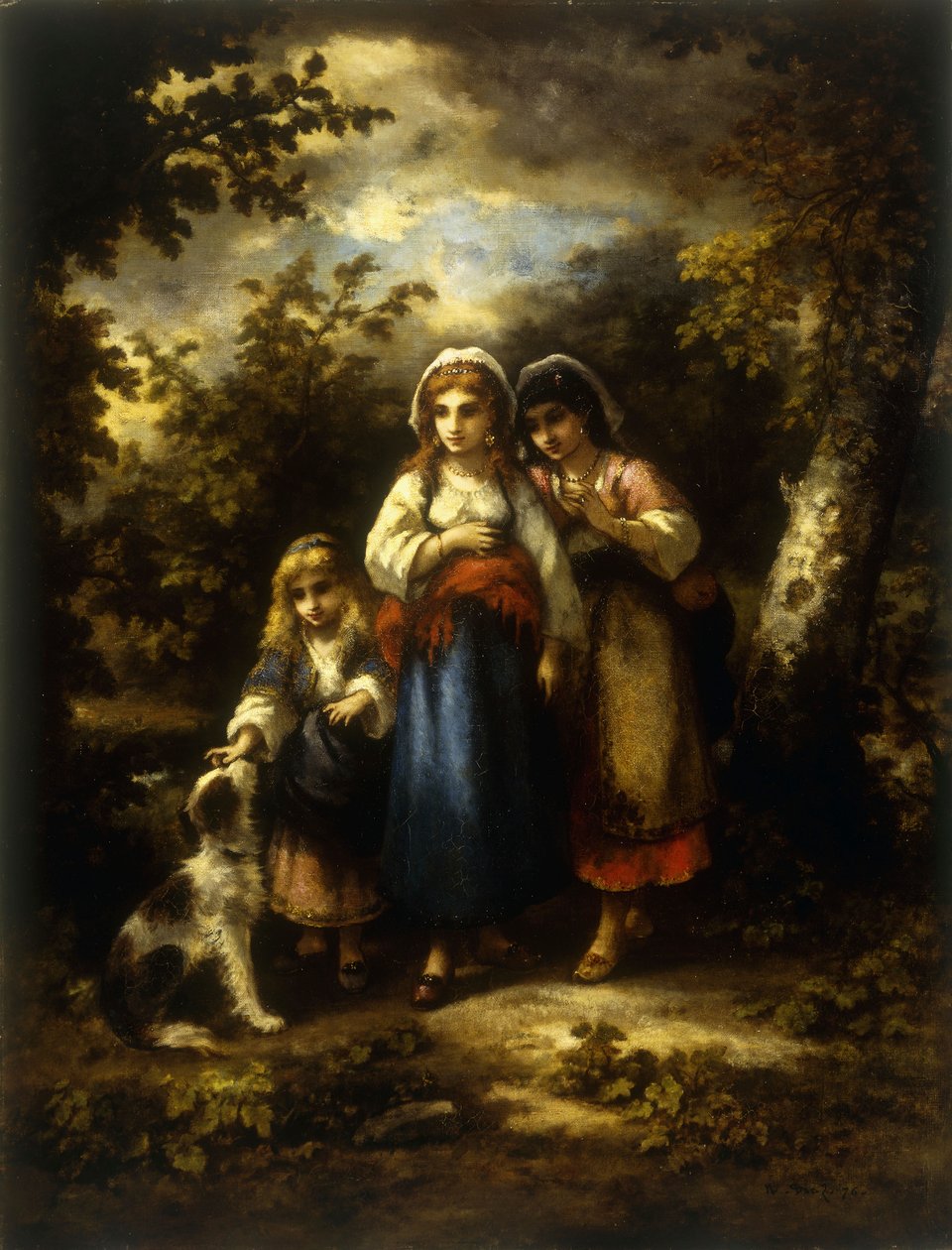 The Ramblers, 1876 alkotó: Narcisse Virgile Diaz de la Peña