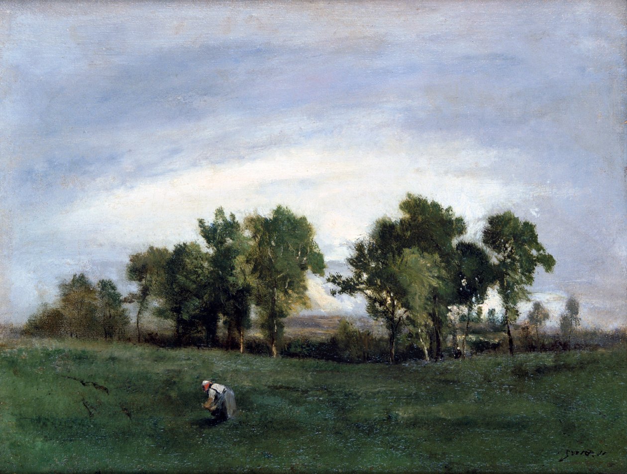 Nő a vidéken, 1828-1876 alkotó: Narcisse Virgile Diaz de la Peña