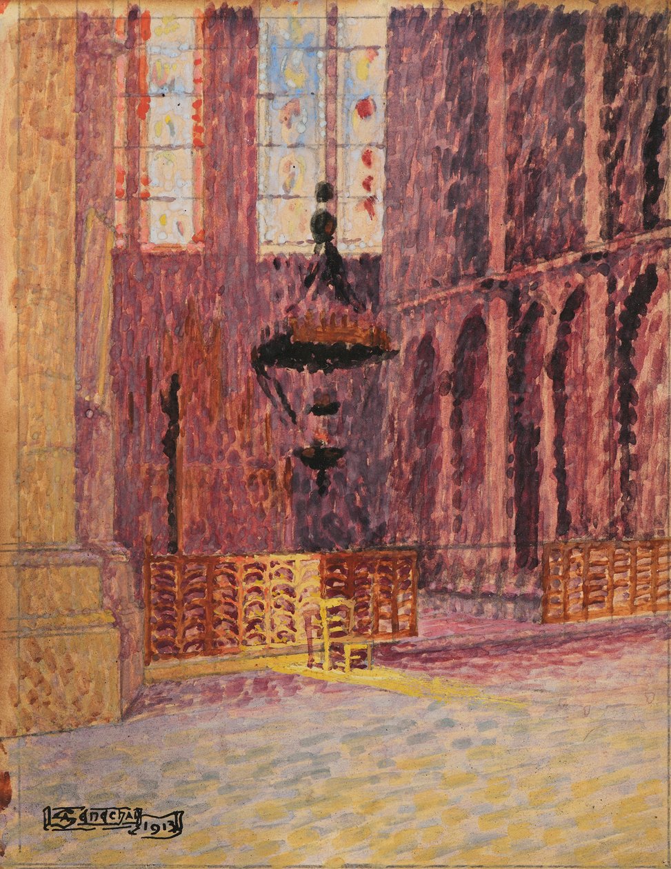 Notre Dame de Reims, Az Absidal kápolna alkotó: Narcisse Virgilio Díaz