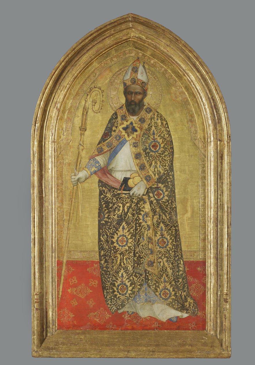 Bari Szent Miklós, 1360-1365 körül (tempera a panelen) alkotó: Nardo di Cione