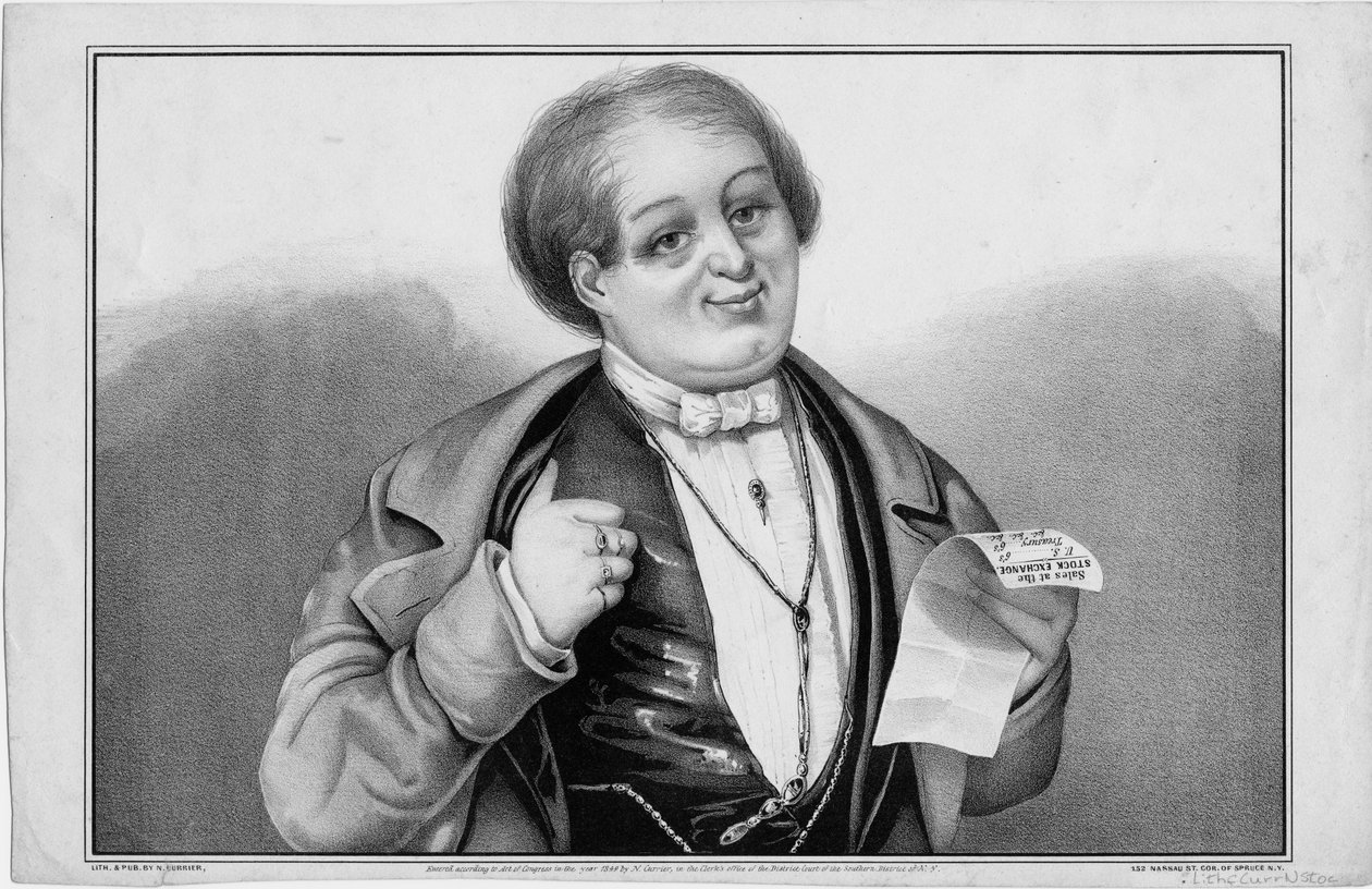 [Stocks up], kiadó: N. Currier, New York, 1849 alkotó: Nathaniel Currier