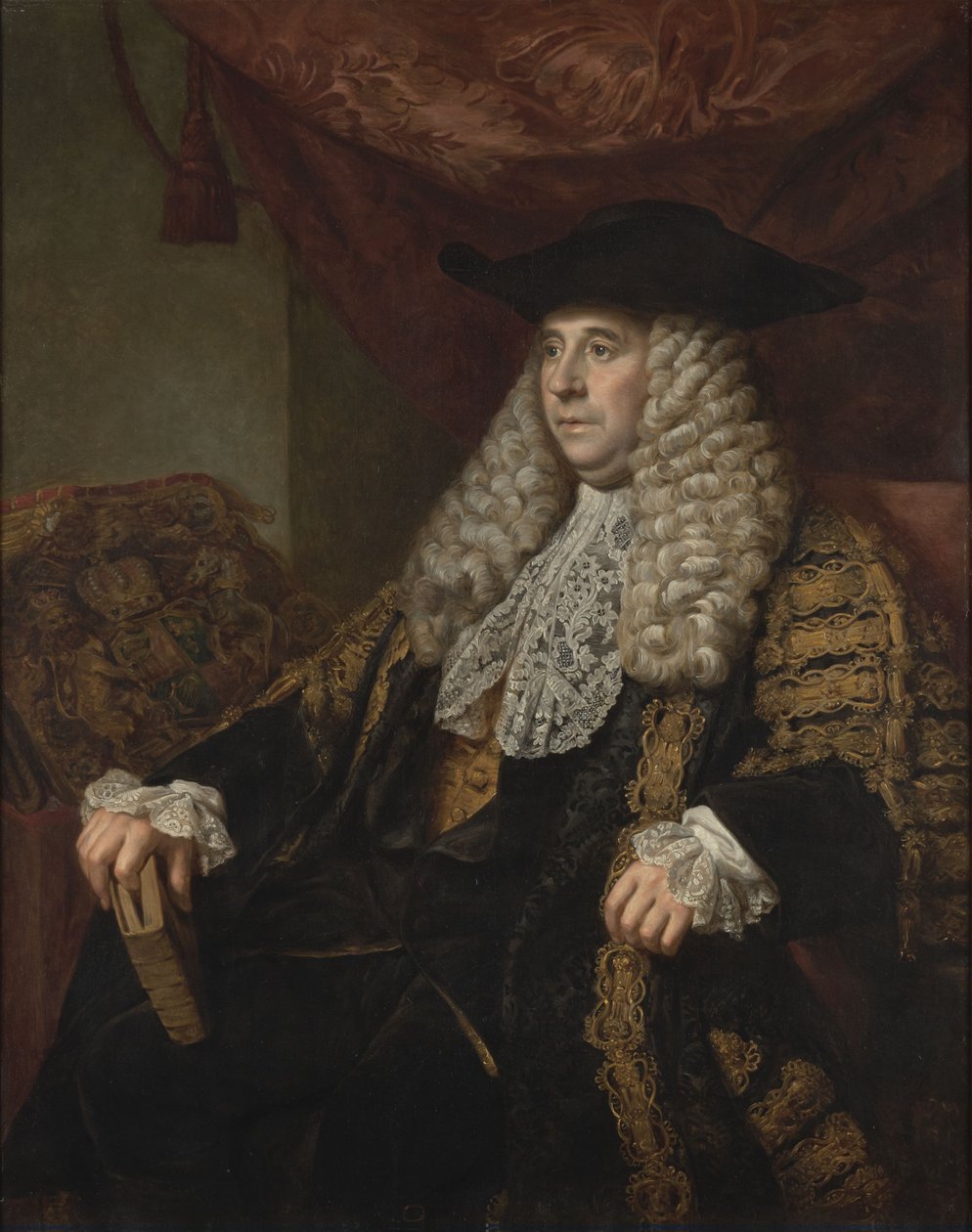 Sir Charles Pratt, 1. Camden gróf (1714-1794) portréja alkotó: Nathaniel Dance Holland