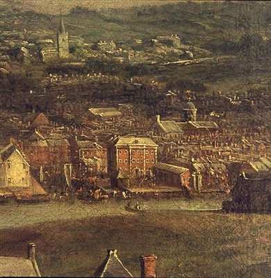 Cork látképe, 1780 (részlet a 77958-ról) alkotó: Nathaniel Grogan
