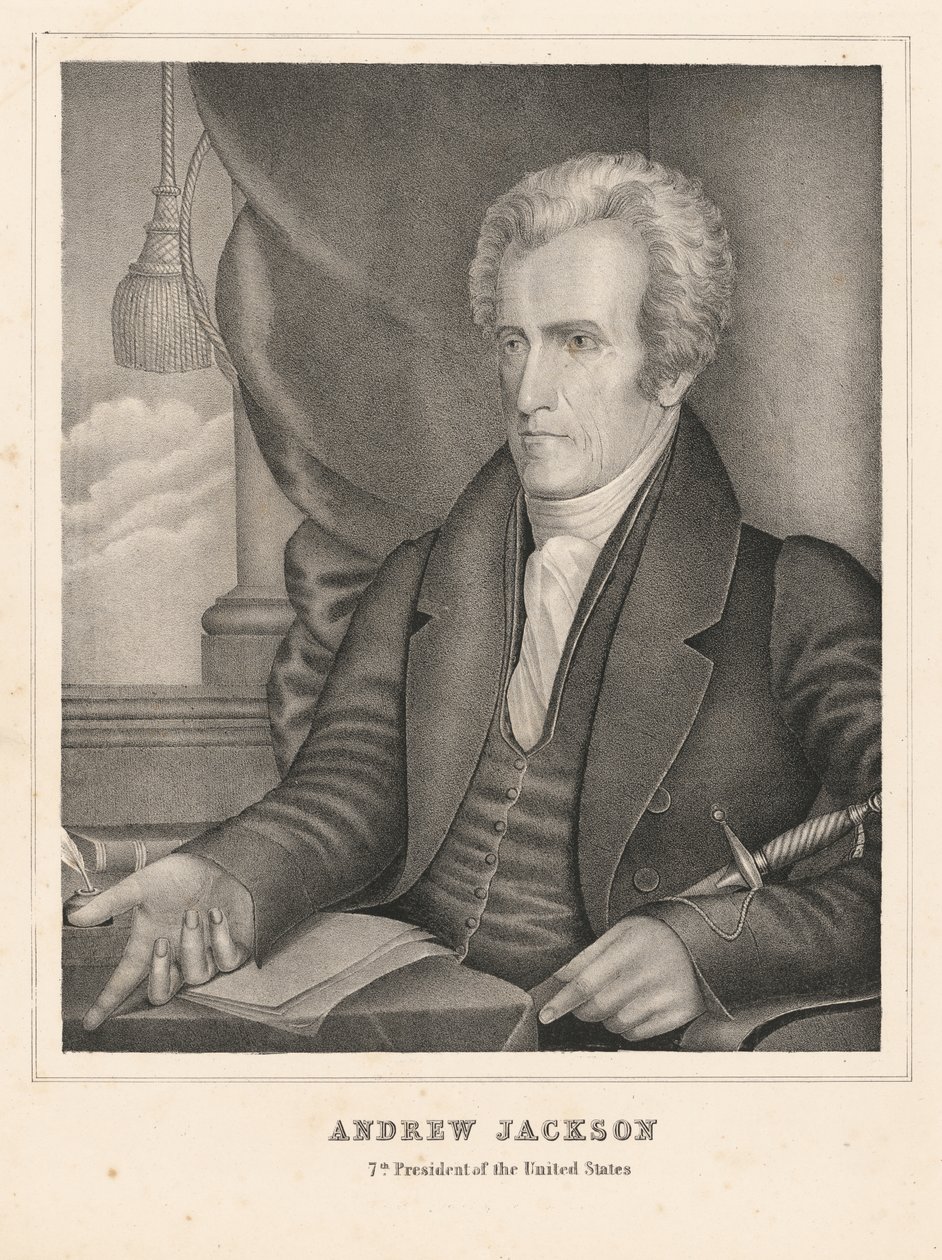 Andrew Jackson alkotó: Nathaniel Currier