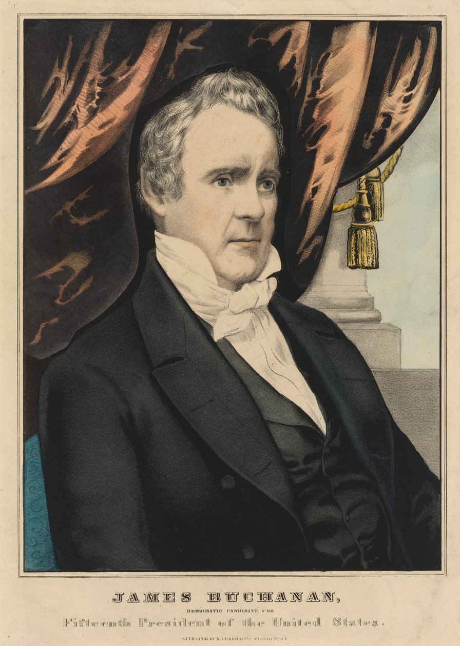 James Buchanan alkotó: Nathaniel Currier