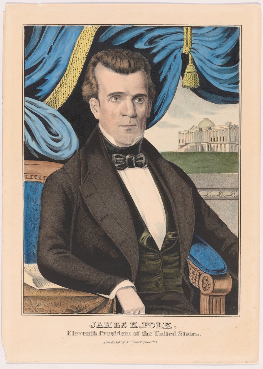 James K. Polk alkotó: Nathaniel Currier