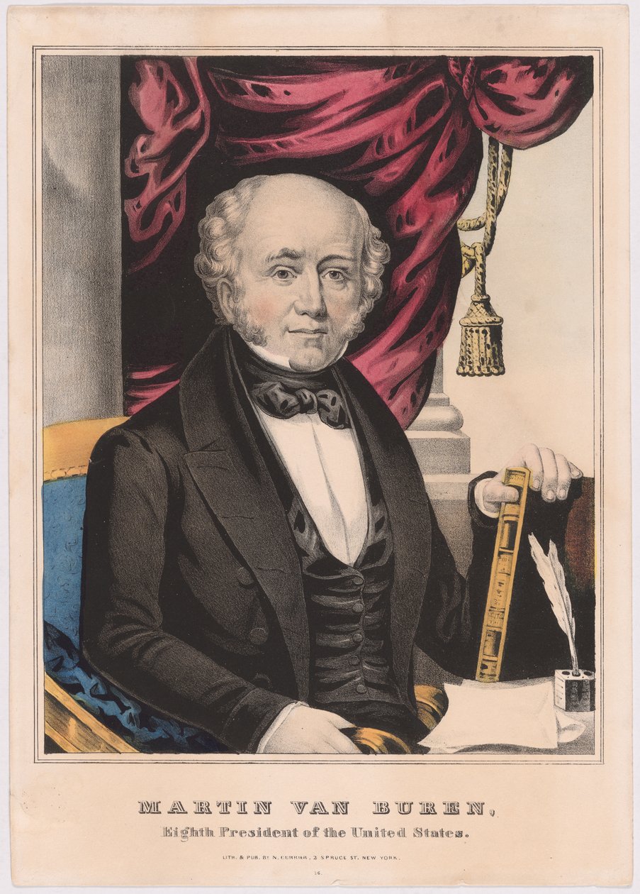 Martin Van Buren alkotó: Nathaniel Currier