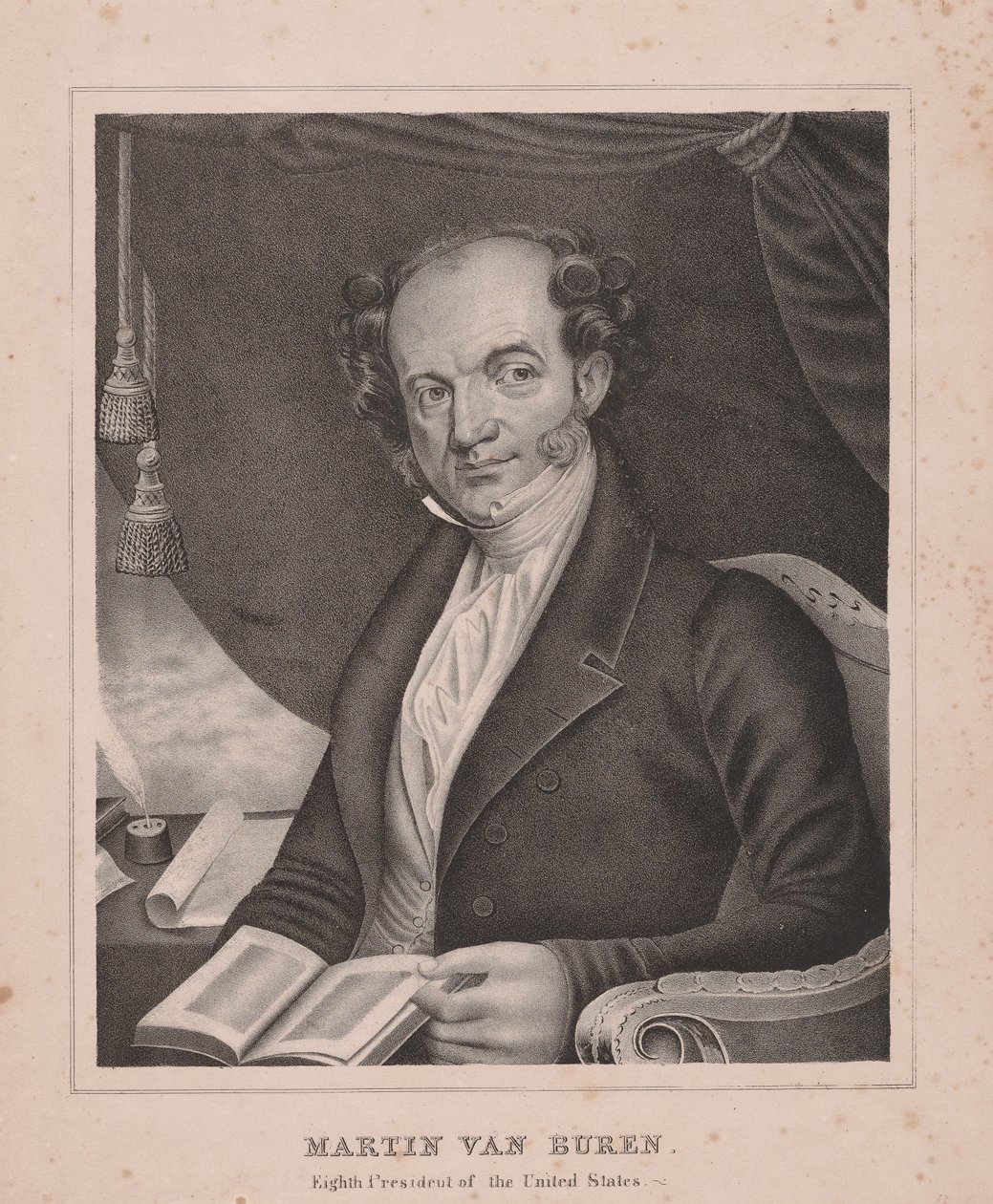 Martin Van Buren alkotó: Nathaniel Currier