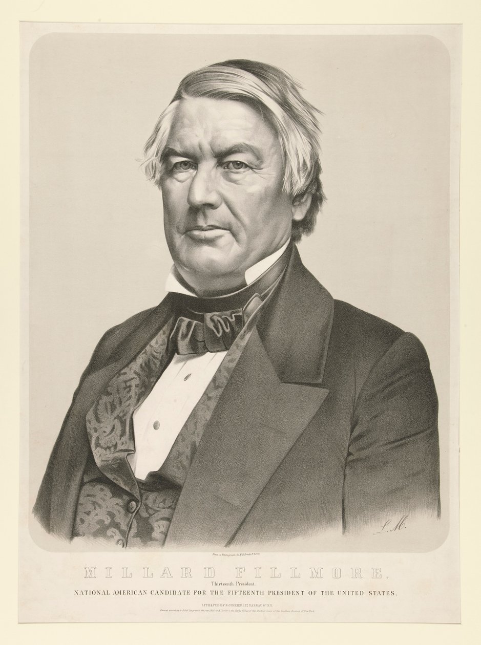 Millard Fillmore, a tizenharmadik elnök alkotó: Nathaniel Currier