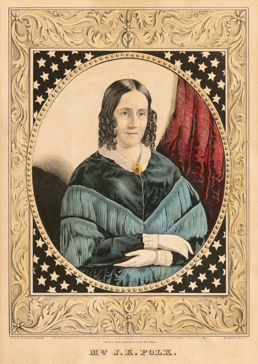 Sarah Childress Polk alkotó: Nathaniel Currier