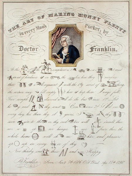 The Art of Making Money Plenty, 1870 körül (színes litográfia) (lásd még 32914) alkotó: Nathaniel Currier