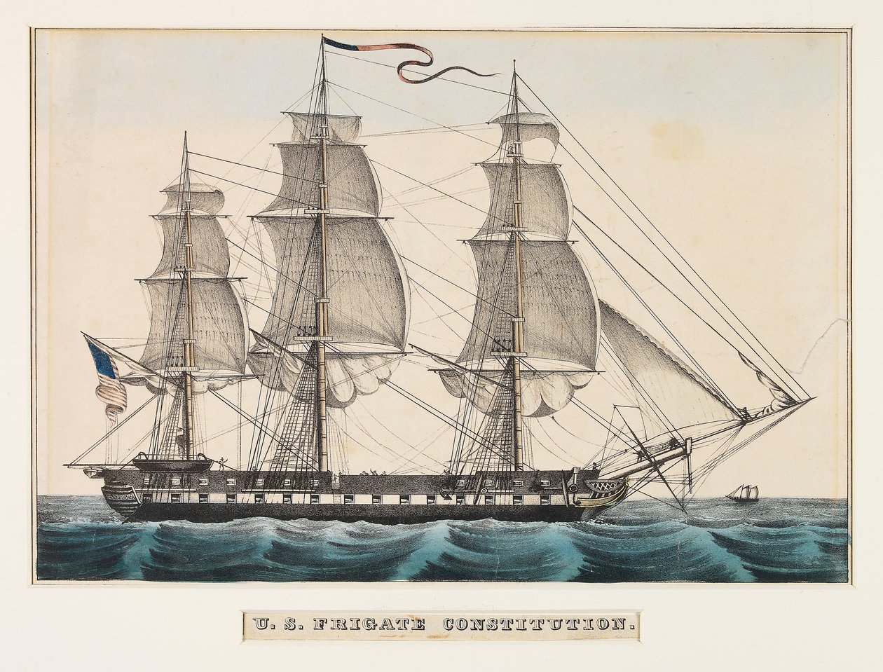 Constitution amerikai fregatt alkotó: Nathaniel Currier
