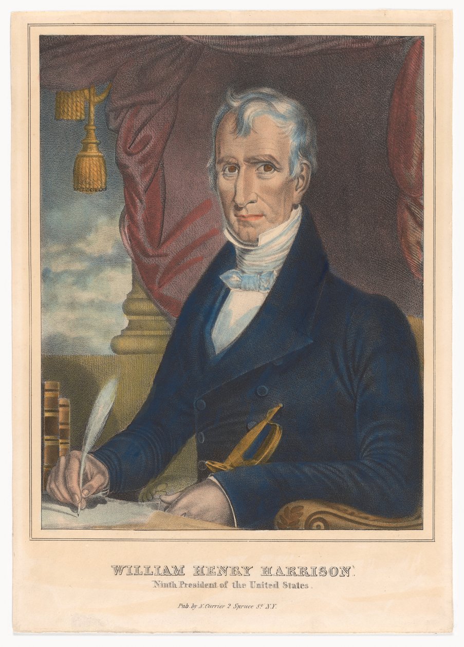 William Henry Harrison alkotó: Nathaniel Currier
