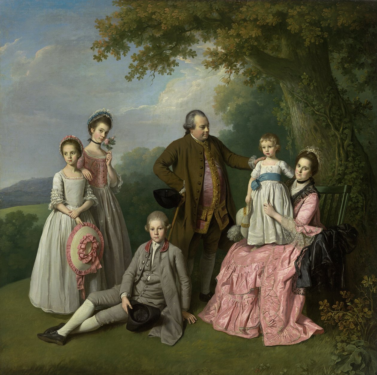 A Pybus család alkotó: Nathaniel Dance-Holland