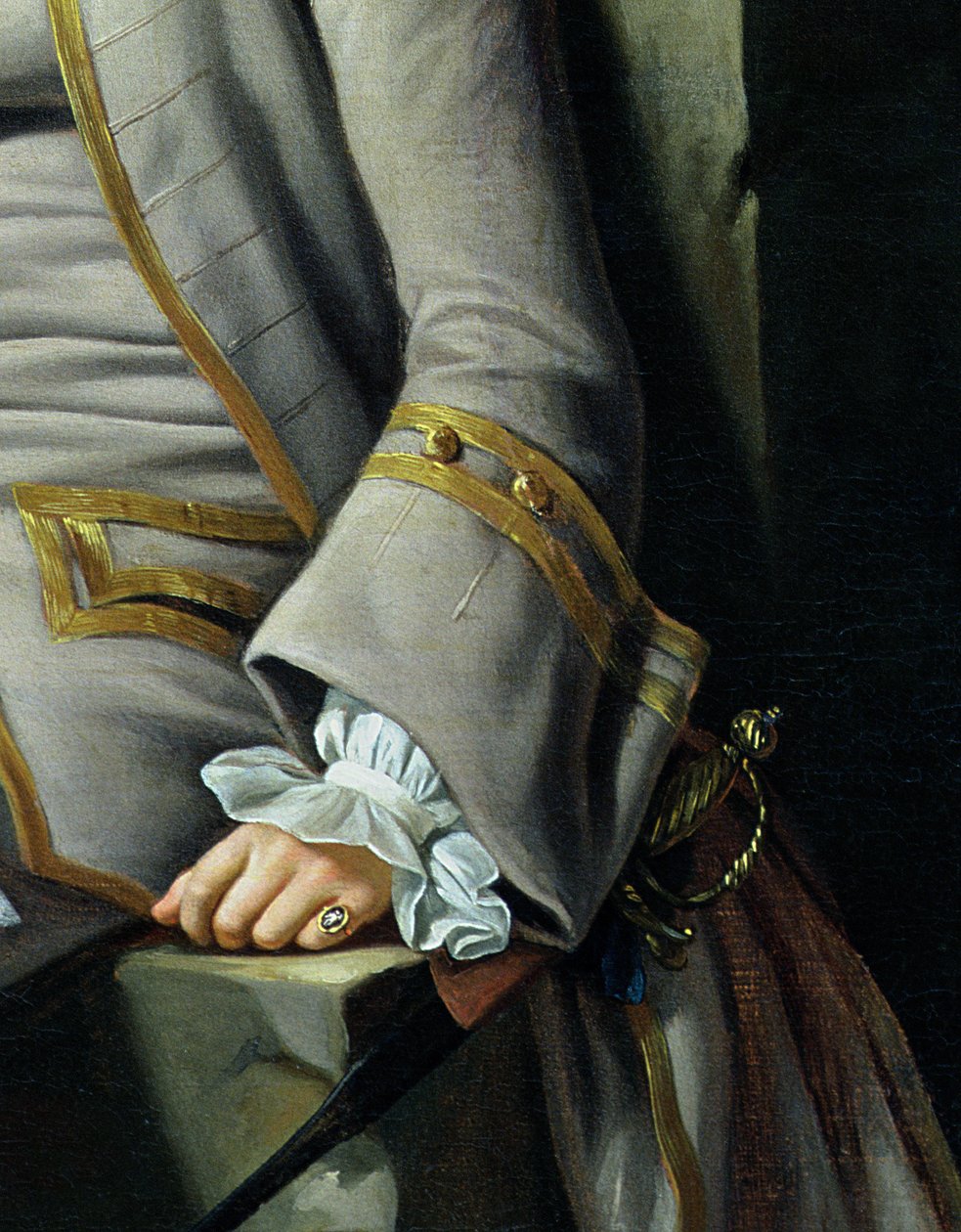 James Grant of Grant, John Mytton, a tiszteletreméltó Thomas Robinson és Thomas Wynne, 1760 körüli 162478-as részlet, olaj, vászon alkotó: Nathaniel Dance Holland