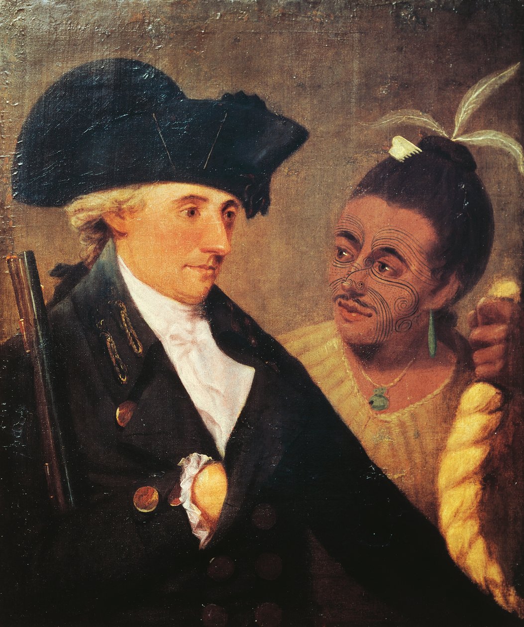 Charles Clerke kapitány (1741-1779), James Cook (1728-1779) angol kapitány és útitárs portréja. Nathaniel Dance-Holland (1735-1811) festménye alkotó: Nathaniel Dance Holland