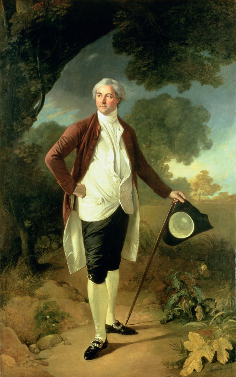 David Garrick portréja alkotó: Nathaniel Dance Holland