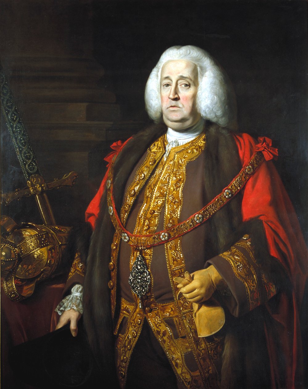 „Sir Robert Kite, Lord Mayor 1766”, 1766 körül alkotó: Nathaniel Dance Holland