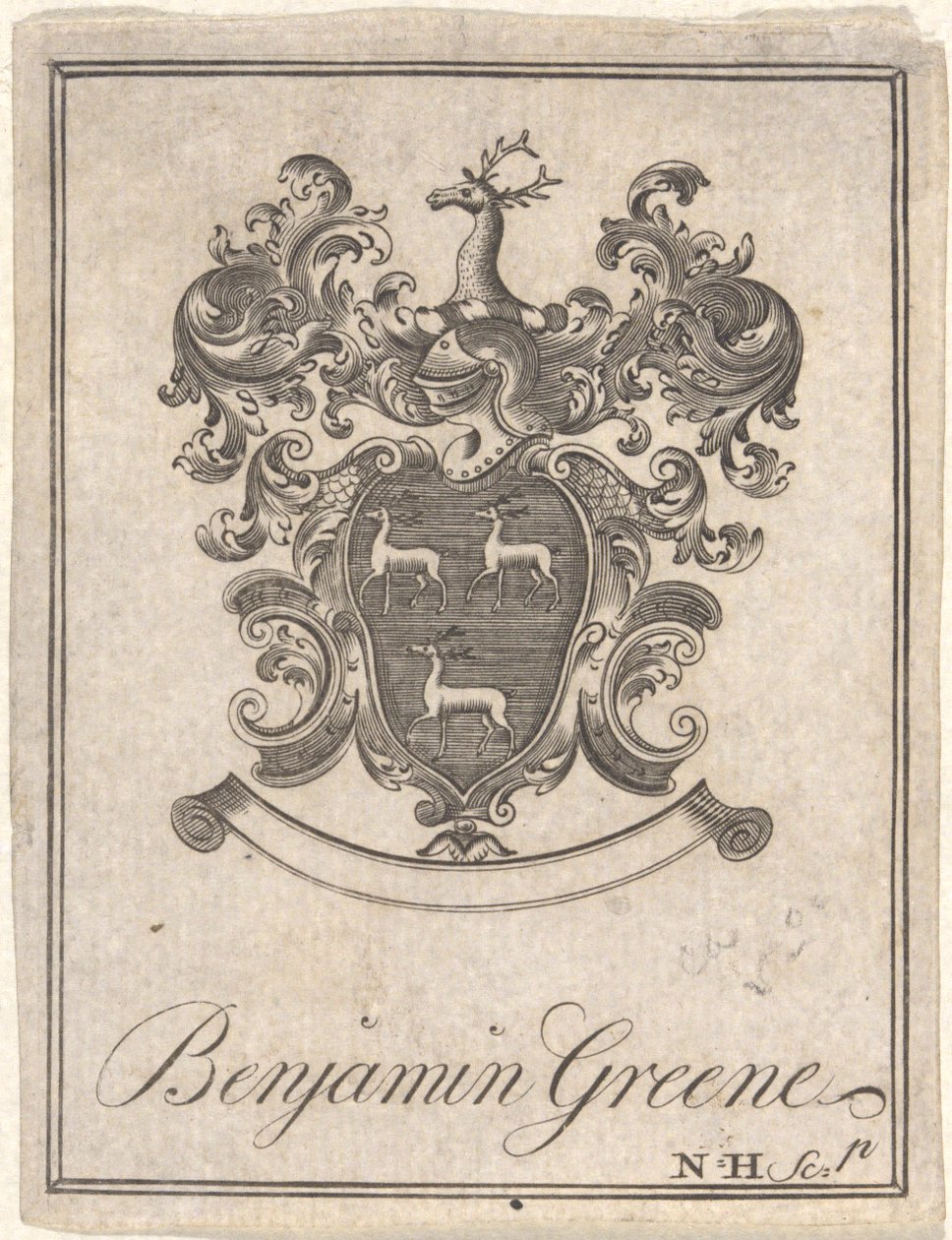 Benjamin Greene - Könyvtábla alkotó: Nathaniel Hurd