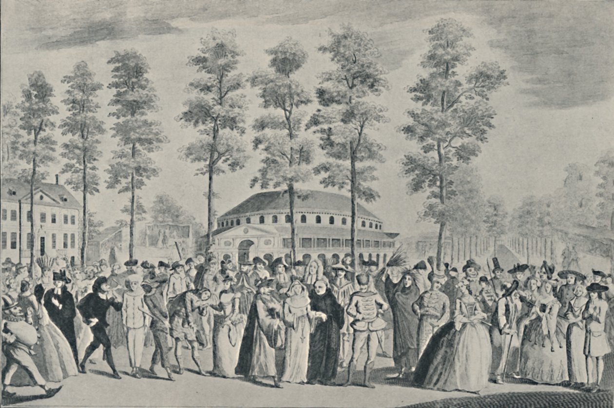 A jubileumi bál a Ranelagh Gardensben, 1749. április 26., 1920. alkotó: Nathaniel Parr