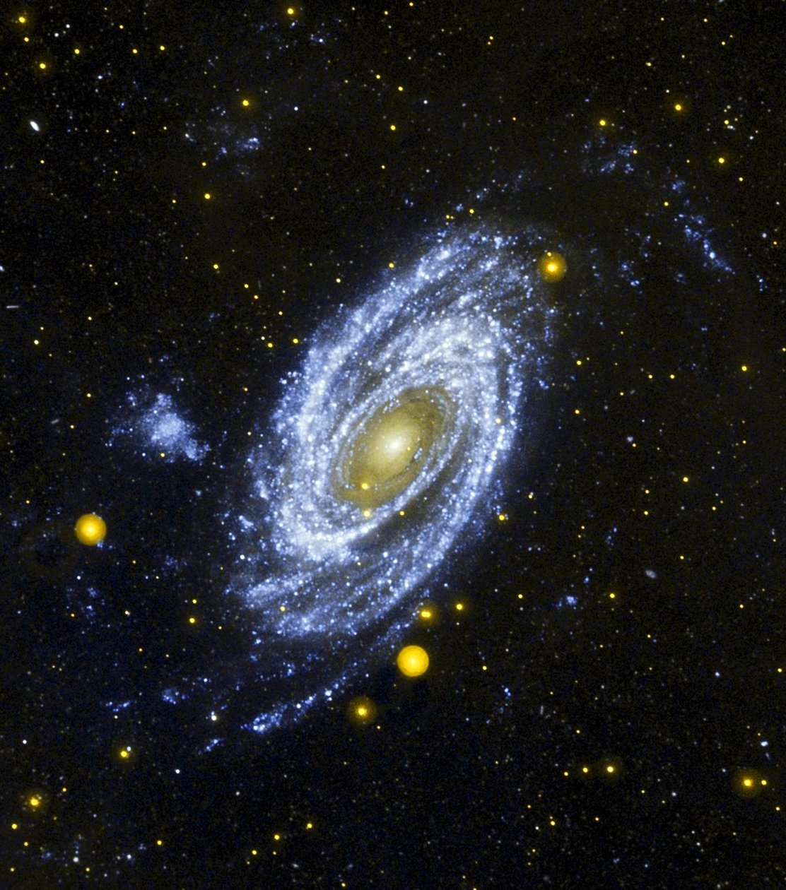 Spirálgalaxis M81 a Hubble Űrteleszkópról nézve. Köszönet a NASA-nak. Tudomány Csillagászat Csillag alkotó: National Aeronautics and Space Administration National Aeronautics and Space Administration
