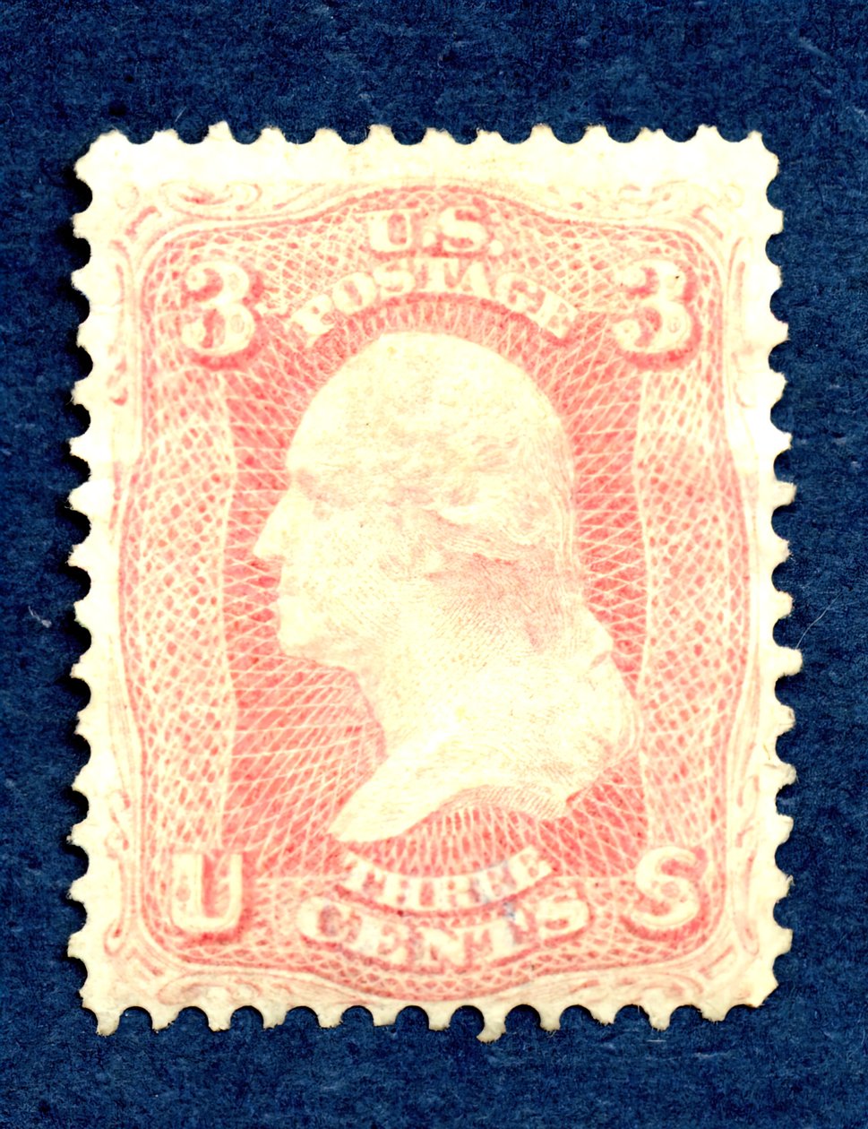 3c Washington kislemez, 1861. augusztus 17. alkotó: National Bank Note Company