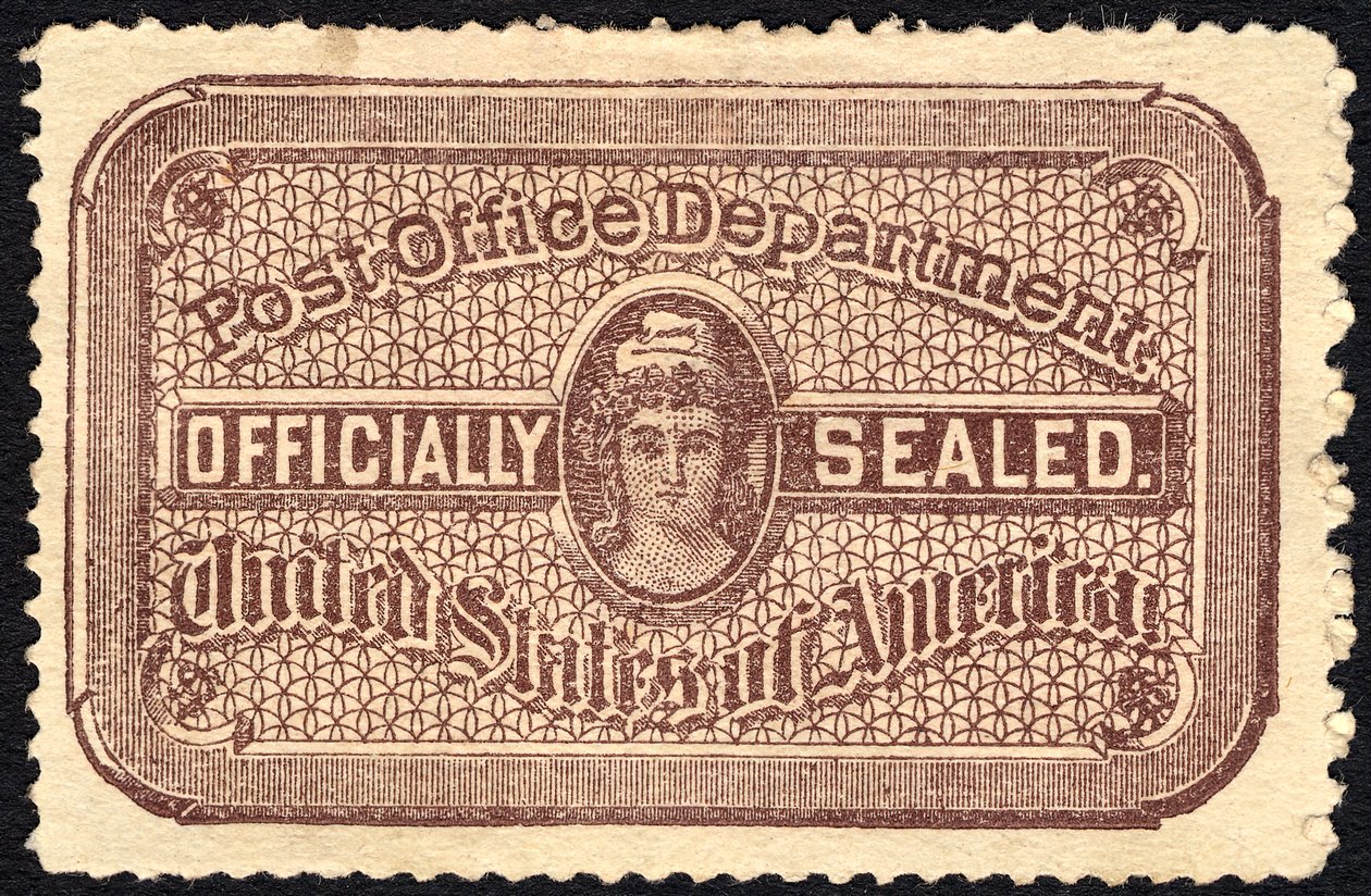 Posta pecsétje, 1889. alkotó: National Bank Note Company