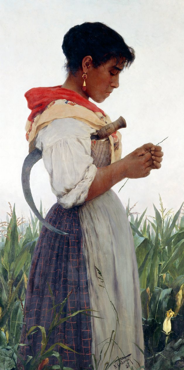Szeret engem, nem szeret (olaj, vászon) alkotó: Nazareno Orlandi