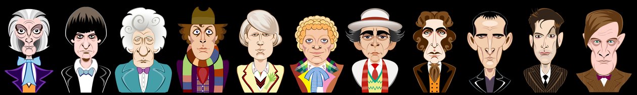 A BBC Doctor Who című televíziós sorozatának színészei (1963-2013) alkotó: Neale Osborne