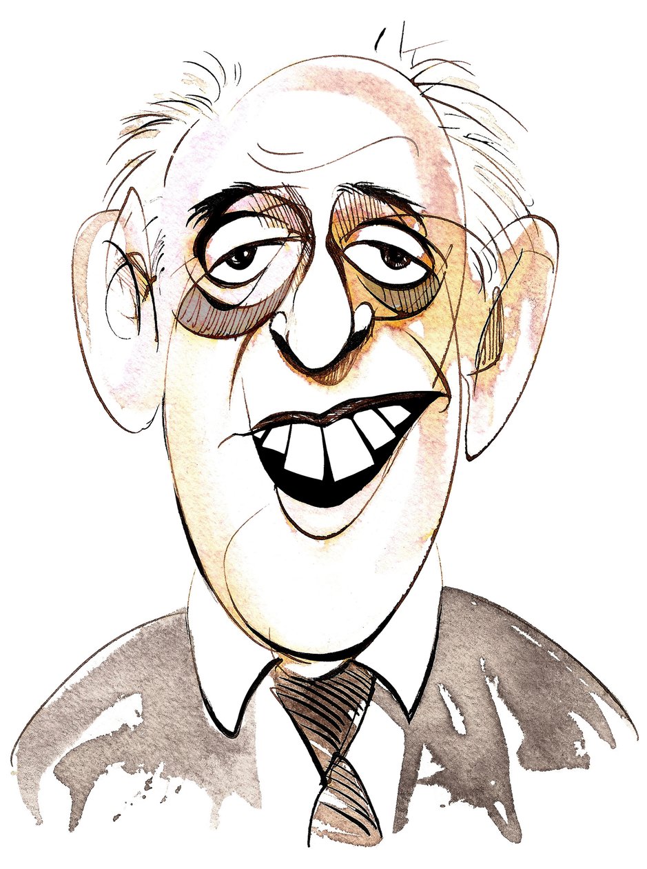 Alastair Sim - skót komikus színész, 1900-1976 alkotó: Neale Osborne