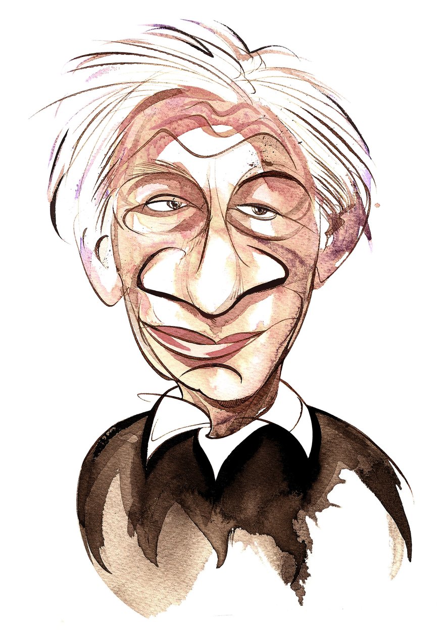 Alexander Goehr - színes karikatúra alkotó: Neale Osborne