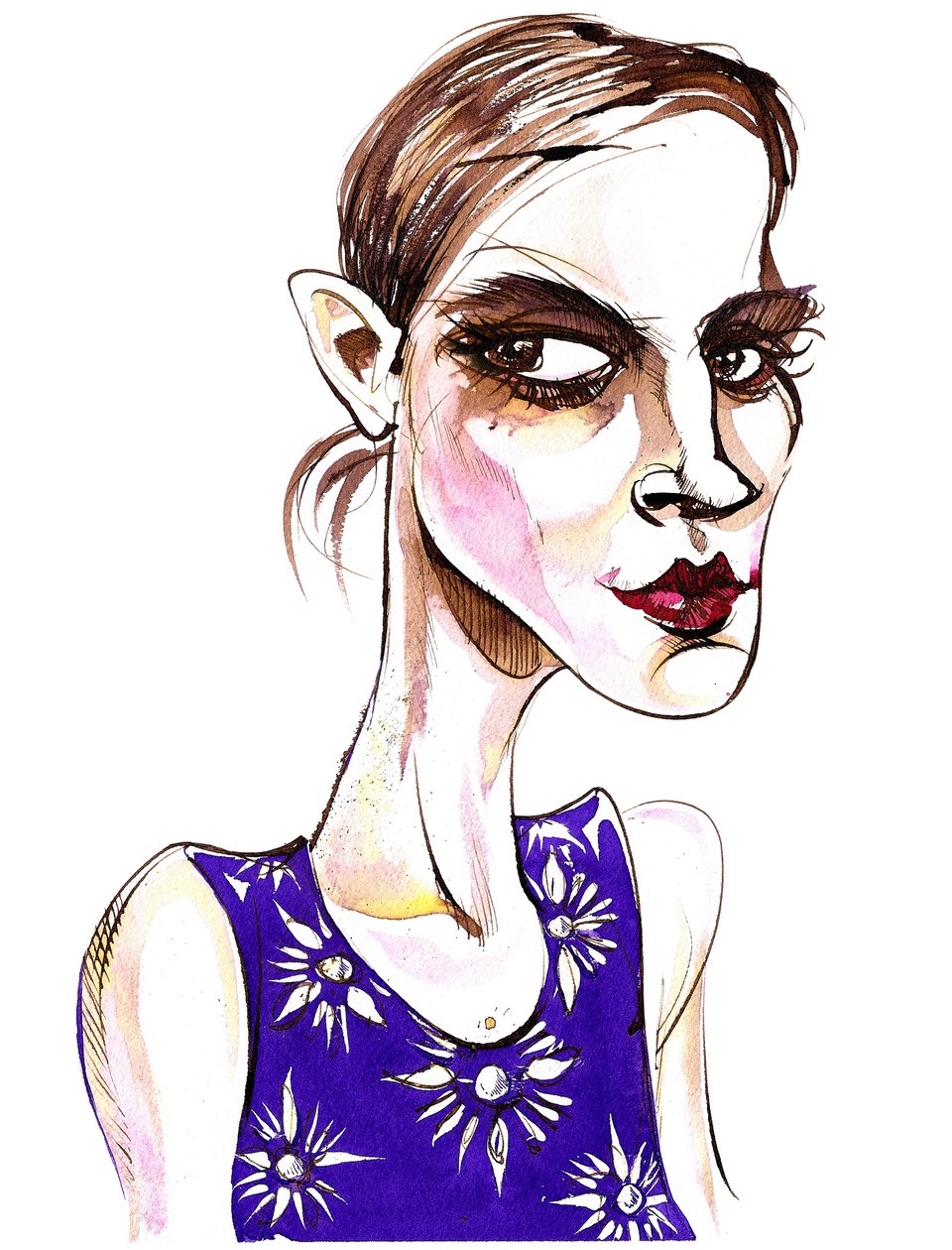 Emma Watson - karikatúra alkotó: Neale Osborne