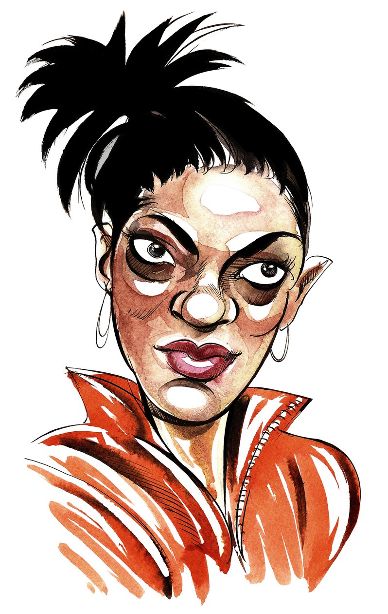 Freema Agyeman mint Martha Jones, a 10. Doctor Who társa a BBC televíziós sorozatában, a Doctor Who alkotó: Neale Osborne