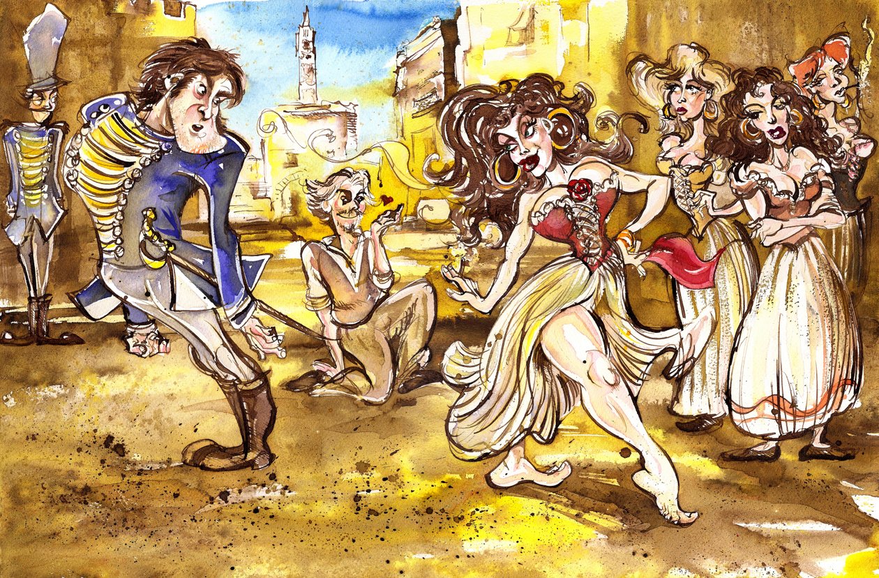Georges Bizet Carmen című operája alkotó: Neale Osborne