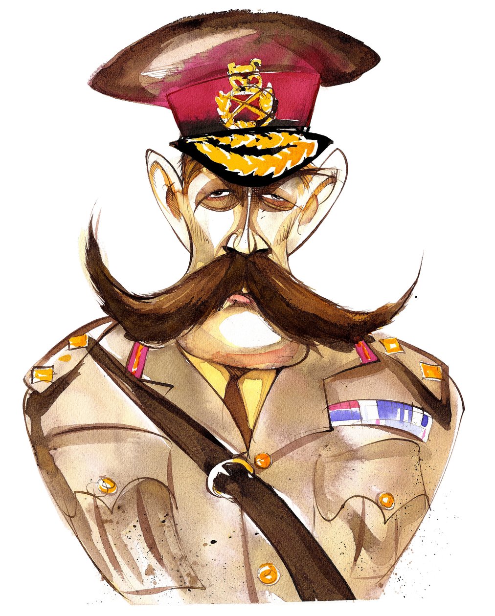 Ír származású, brit Field Marshall, First Earl Kitchener alkotó: Neale Osborne