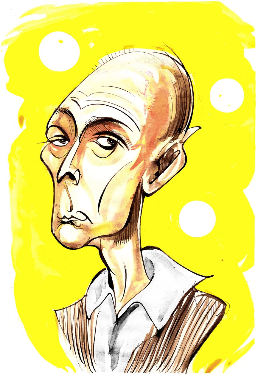 Jasper Carrott - karikatúra alkotó: Neale Osborne
