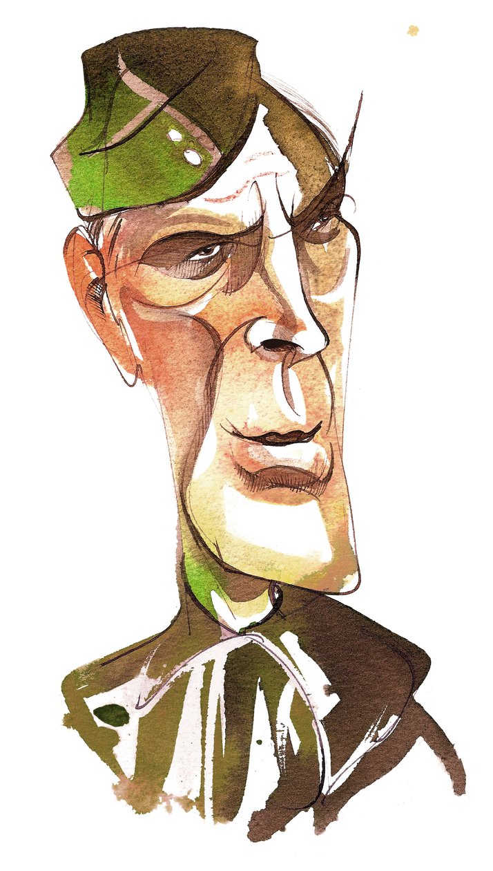 John Le Mesurier Wilson őrmester szerepében a BBC televíziós vígjátékában, a Dads Army alkotó: Neale Osborne