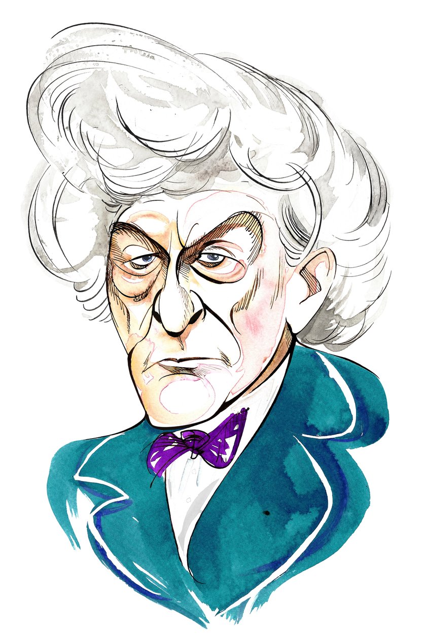 Jon Pertwee a Doctor Who szerepében a BBC azonos nevű televíziós sorozatában alkotó: Neale Osborne