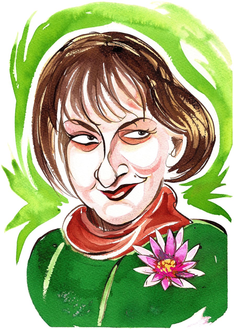 Judith Bingham - színes karikatúra alkotó: Neale Osborne