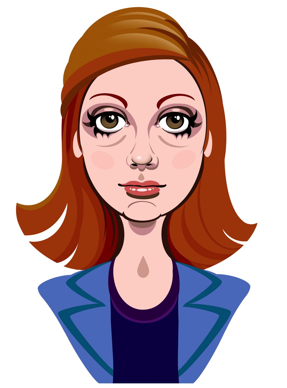 Karen Gillan mint Amy Pond, Doctor Who asszisztense a BBC azonos nevű televíziós sorozatában alkotó: Neale Osborne