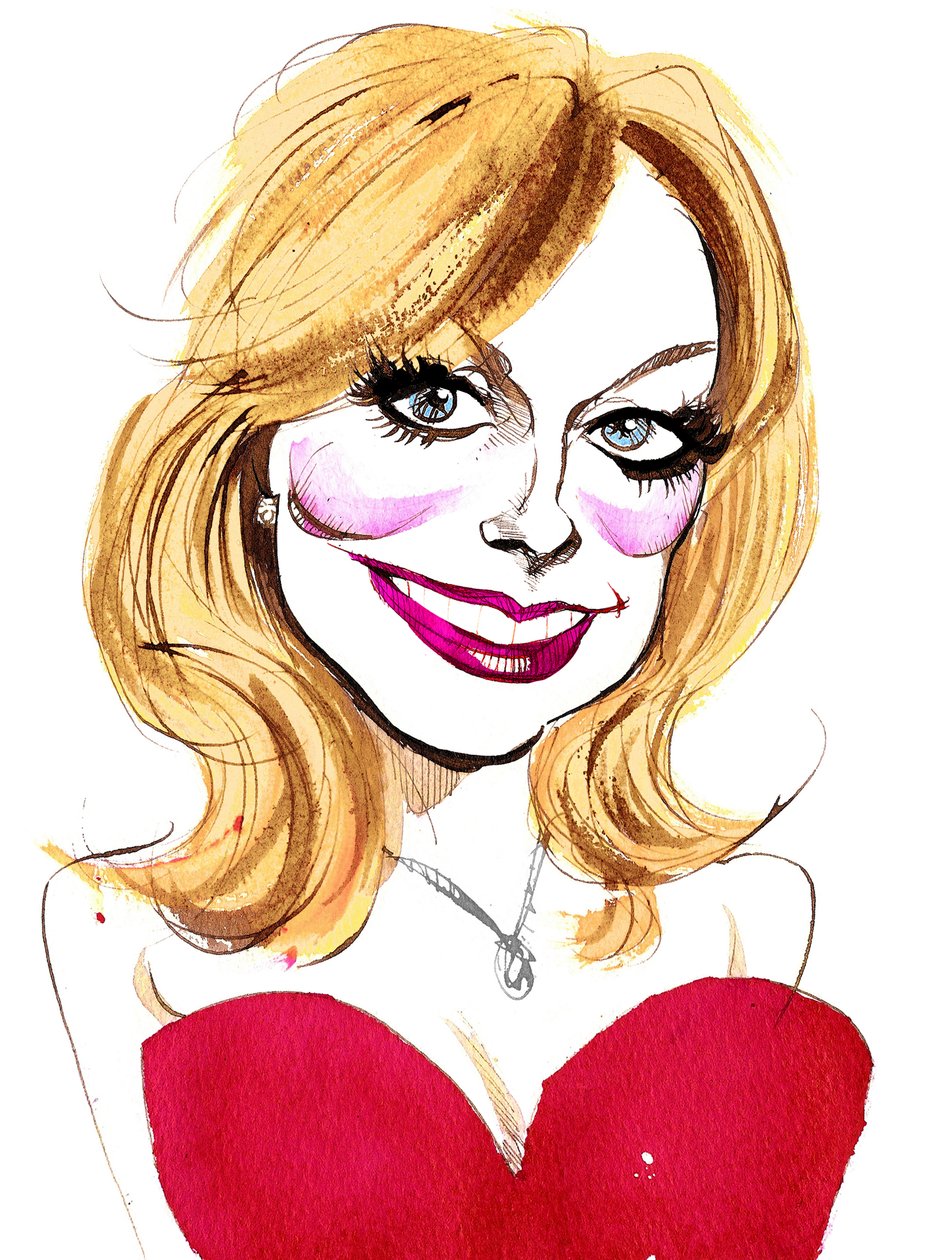 Katherine Jenkins, walesi énekesnő; karikatúra alkotó: Neale Osborne