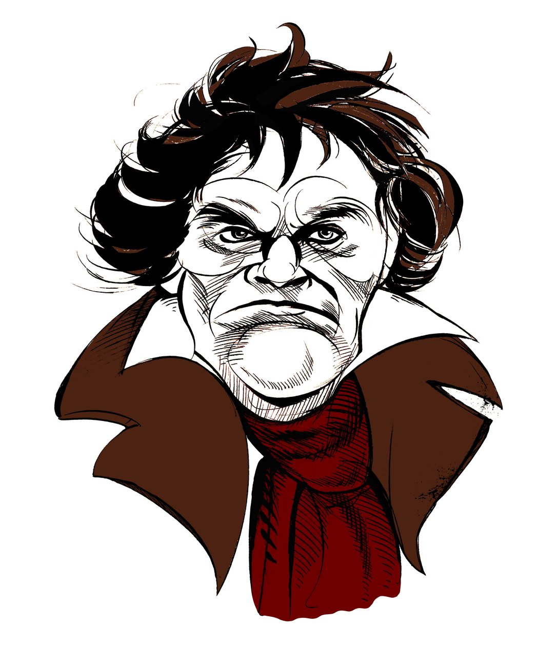 Ludwig van Beethoven német zeneszerző, 1770. december 17. - 1827. március 26. alkotó: Neale Osborne