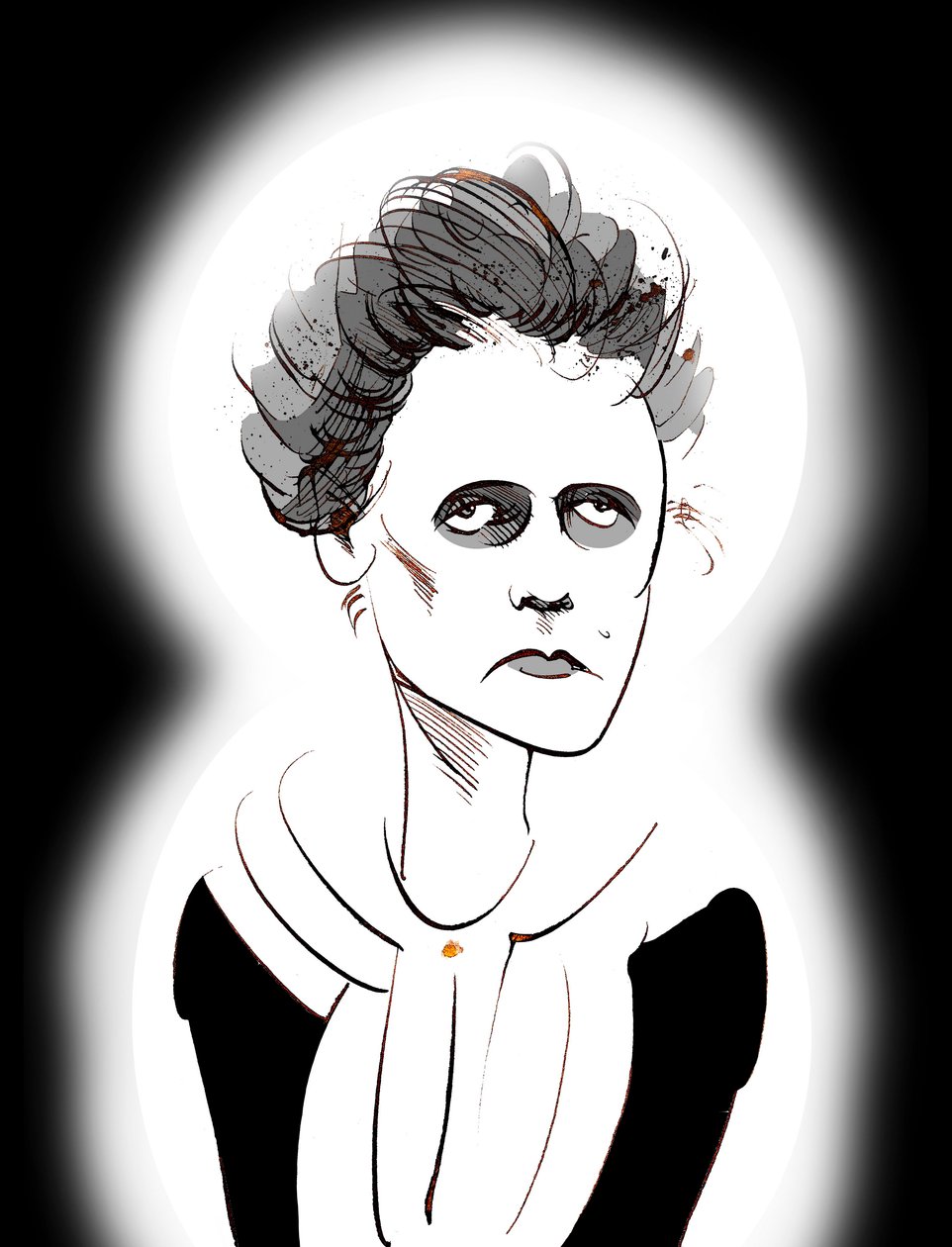 Marie Curie francia fizikus, 1867-1934 alkotó: Neale Osborne