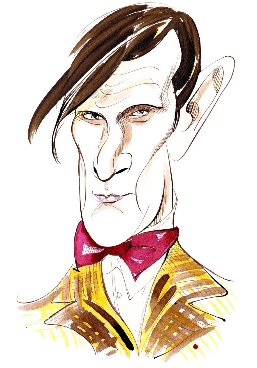 Matt Smith a Doctor Who szerepében a BBC azonos nevű televíziós sorozatában alkotó: Neale Osborne