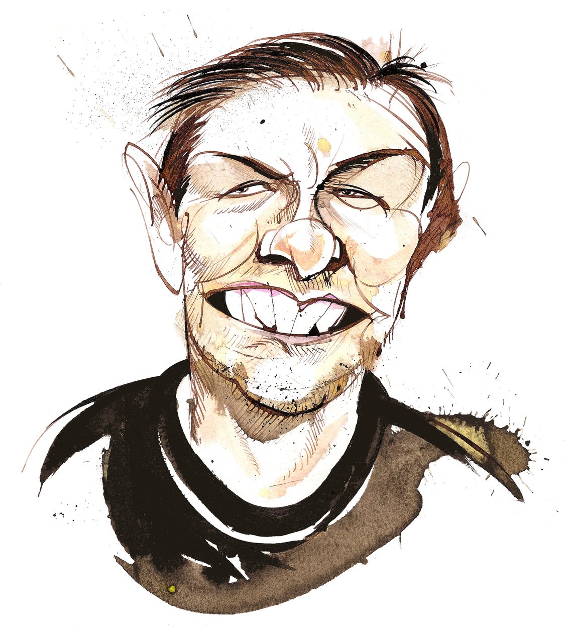 Ricky Gervais - angol komikus, író, rendező, színész, 1961-ben született alkotó: Neale Osborne